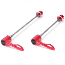 Titanio rápido lanzamiento de pinchos para MTB Road plegable Bike rueda Broche Skewer QR Broche